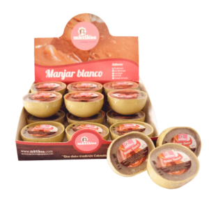 Manjar blanco sabores surtidos x18 Unidades