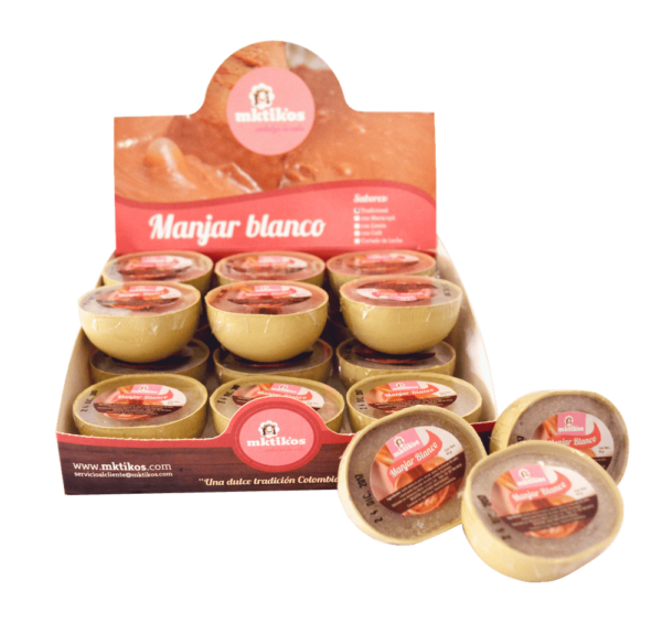 Manjar blanco sabores surtidos x18 Unidades