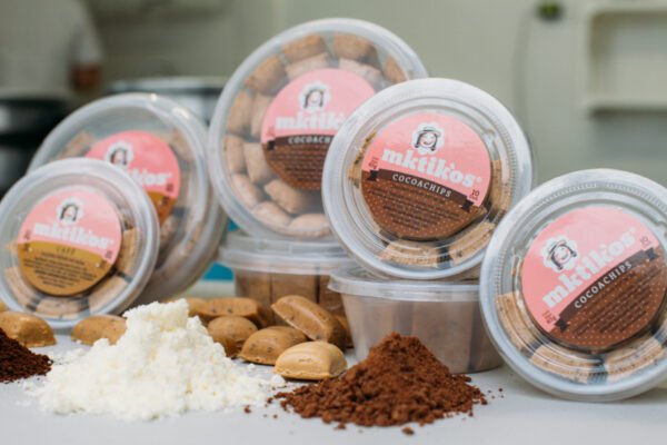 Trocitos dulces con leche con coco